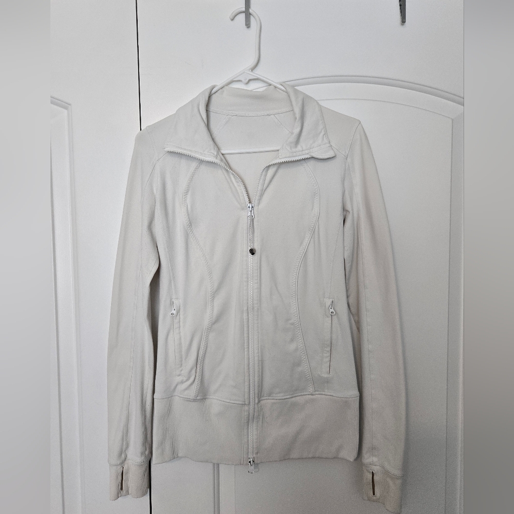 lululemon athletica Light Cream Full-Zip Jacket